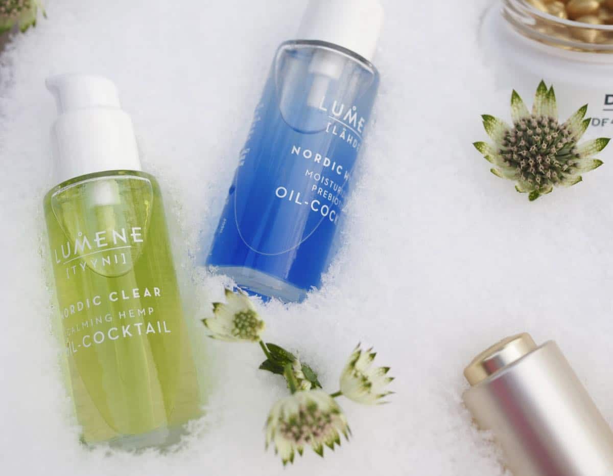 Lumene Oil-Cocktail Nordic Clear ja Nordic Hydra oljy tehohoito