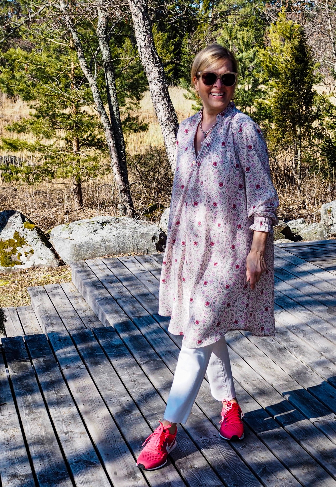Prepair Sarah kukkamekko tunika kevatmekko