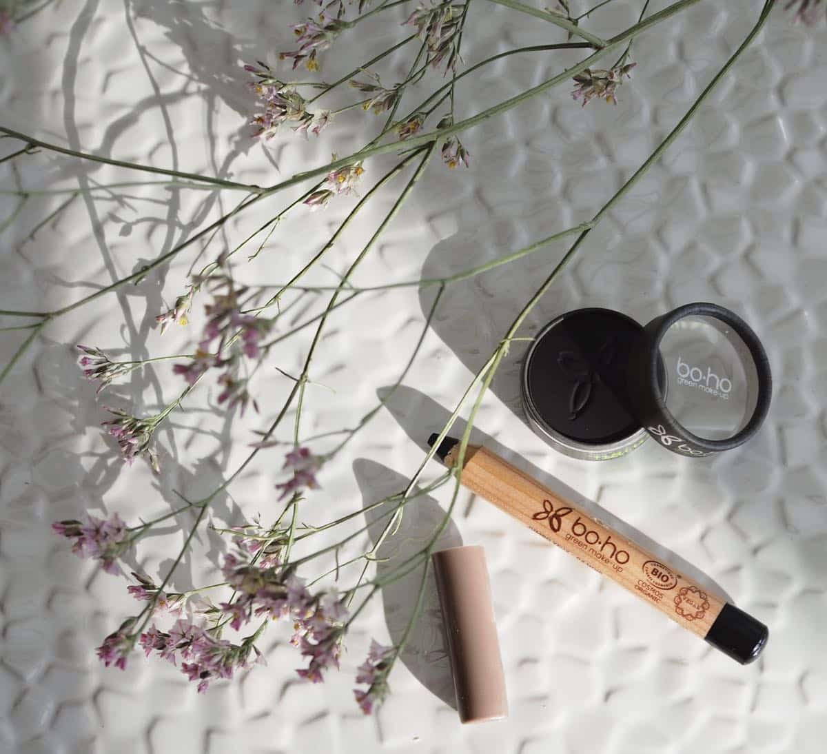 boho green makeup luonnonkosmetiikkaa meikit luomumeikit