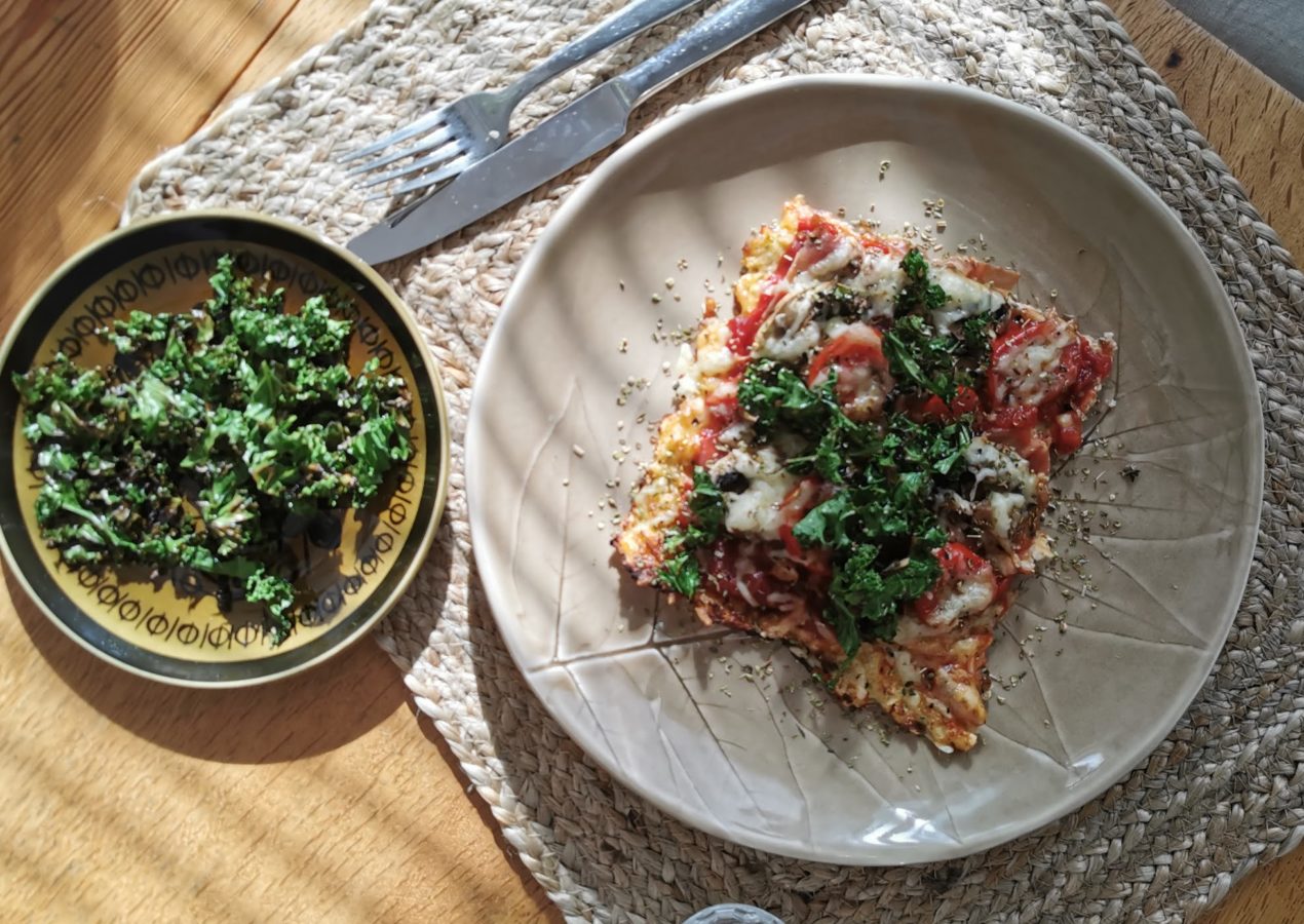 Kukkakaalipizza – helppoa ja herkullista kesäruokaa